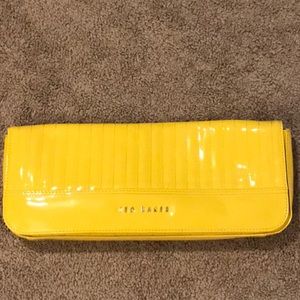 Ted Baker Rectangle Yellow Clutch